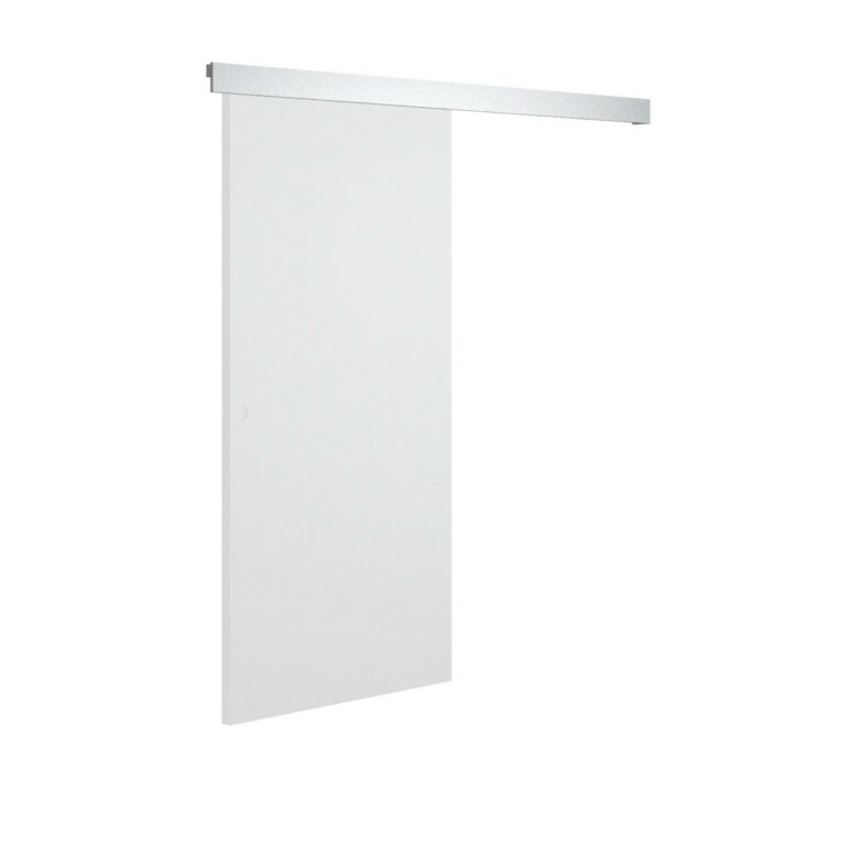 ECLISSE Wall Mounted Sliding Door Kit and Pelmet- 2m Track- Paris 2 ...